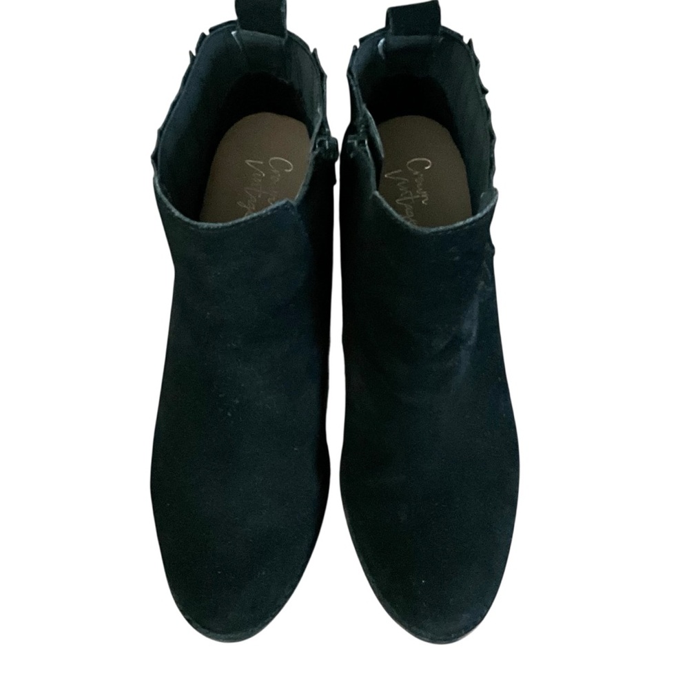 Crown Vintage Cindy Genuine Suede Ankle Booties Boots - Picture 9 of 13
